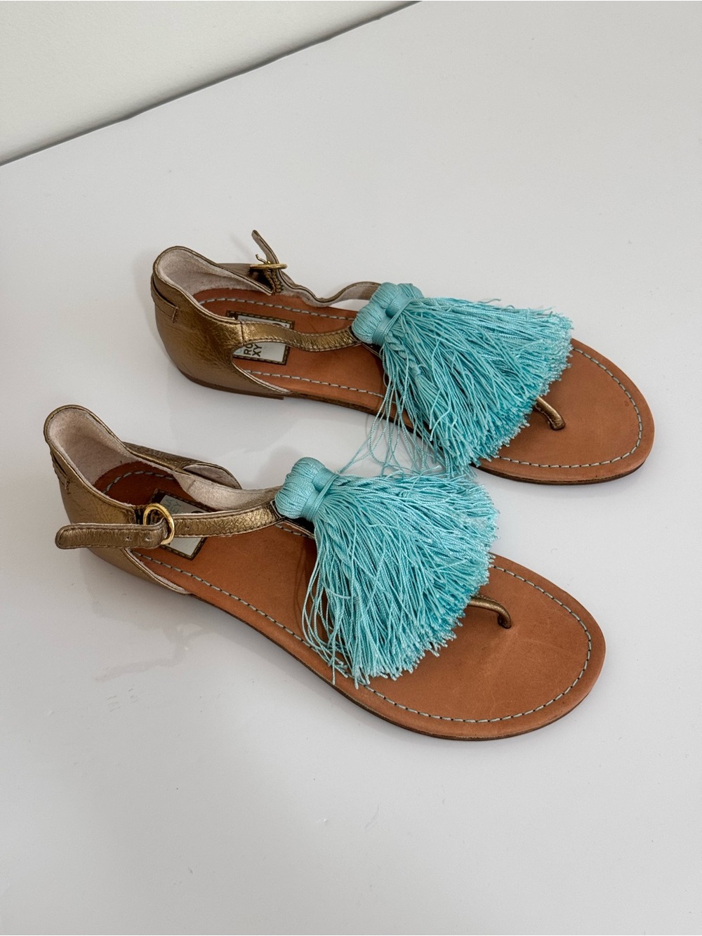 Roxy Cynthia Rowley Tassel Sandals – Size 6